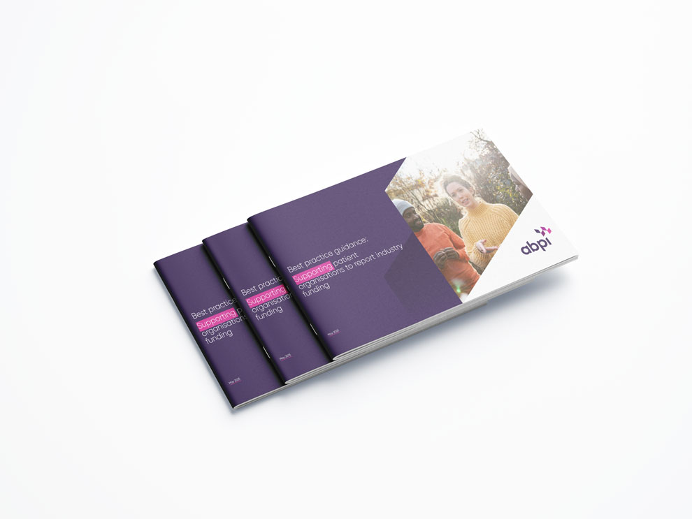Best practice guidance: Supporting patient organisations to report industry funding